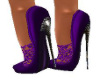 D* Lace Heel Purple