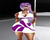 REEBOK:white&purple dres