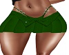 Green Pleated Skirt