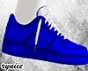 Blue Sneakers w. Socks