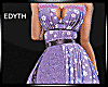 E.Floral Lavender Dress