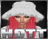 -H- Fur Hat White