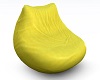 kitty bean chair yellow