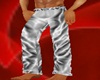 pants silver man