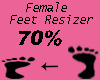 Feet Resizer Avatar 70%
