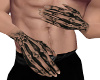 Shadow Hand Bones Tattoo