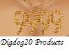 a 9999 gold necklace