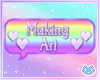 Making Art Bubble Sign