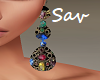 Long Jewel Earrings