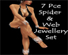 7pce Spider & Web Set