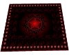 Red/Black Pentagram Rug