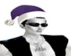 Purple Santa Skull Hat