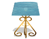 Blue and Gold Lamp