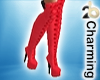 red thigh highs