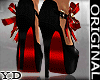 ^Y^ red loop heels 