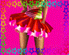 red pink tutu