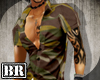 [BR] muscle army shirt