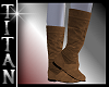 TT*Brown Suede Boots