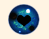 Heart Pupil (Blue Iris)