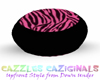 *CC* Pink Zebra Beanbag