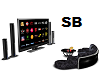 SB* Live TV Sofa Set