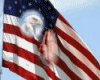 flag /w eagle/hands