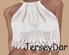 Sheer White Halter Top