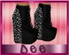 *Spiked* Slvr/Blk Boots