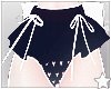 R. plaid skirt black