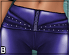Purple Leather Tena Pant