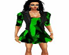 green full outfit