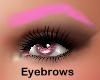 pink light eyebrows - F