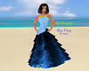 PP|Blue Fling Gown