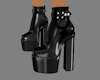 DJA Black PVC Ankle Boot