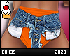 Nina Shorts/Orange Rl