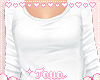 T♡ White Sweater