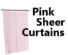 Pink Sheer Curtains