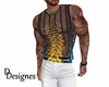 blue gold sports shirt