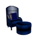 Dark Blue Cuddle Chair