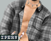 lPl Open Shirt Grey Lv