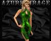Silky Green Dress
