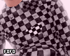 emo checkered sweater
