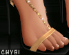 C~Gold NYE Heels
