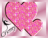 ¤C¤ pink hearts glitter