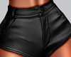 Basic leather shorts.
