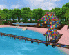 multicolored beach