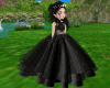 vestido daminha preto va
