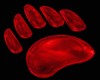 (PF)Red Animated Paw
