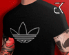 Strong black shirt+tatto