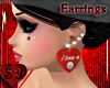 [SY]Red Vday Earrings